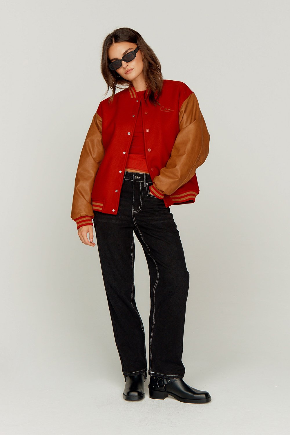 House of Sunny The Club Varsity Bomber