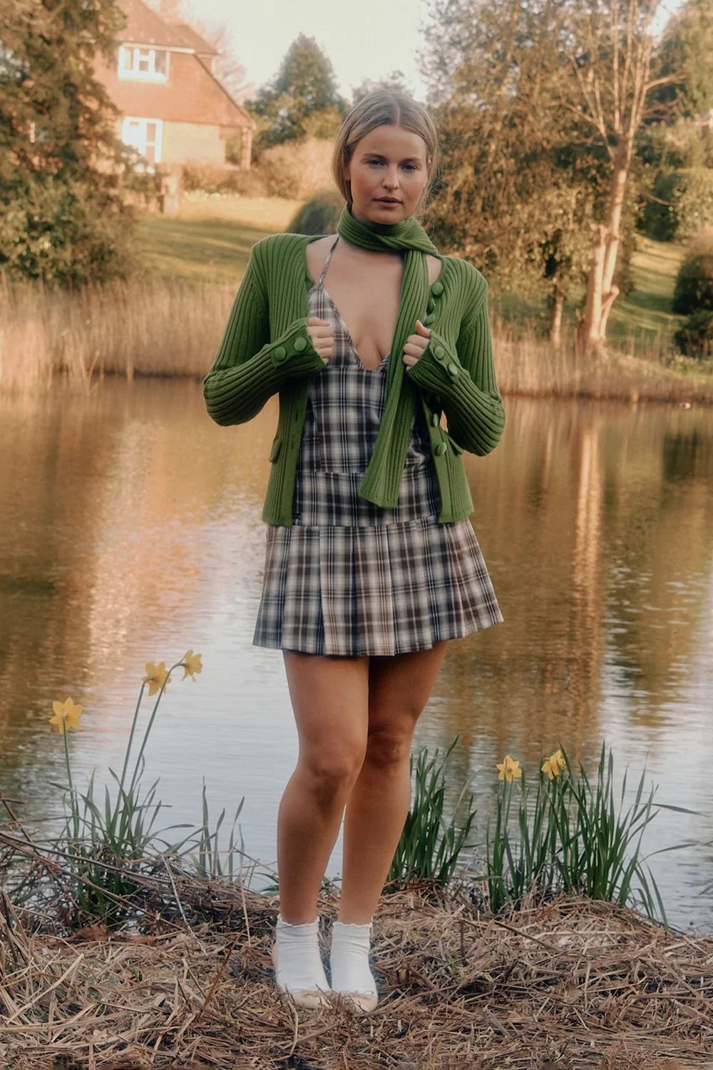 House of Sunny The Hoxton Check Dress