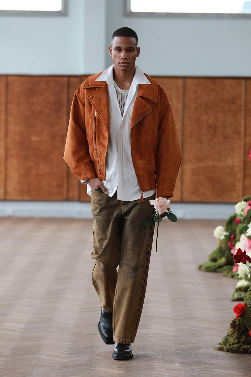 House of Sunny The Hybrid Jacket - Tobacco