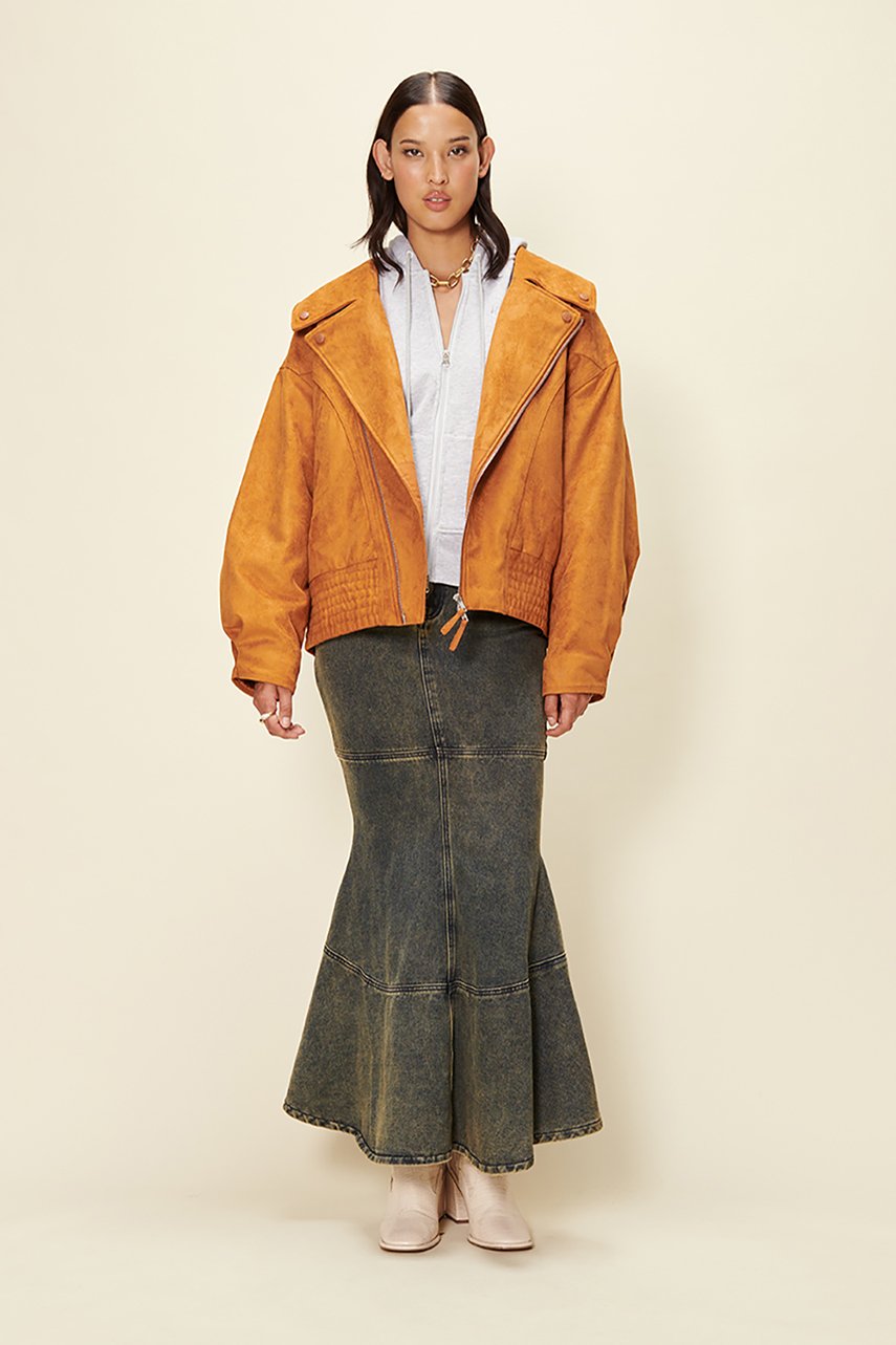 House of Sunny The Hybrid Jacket - Tobacco