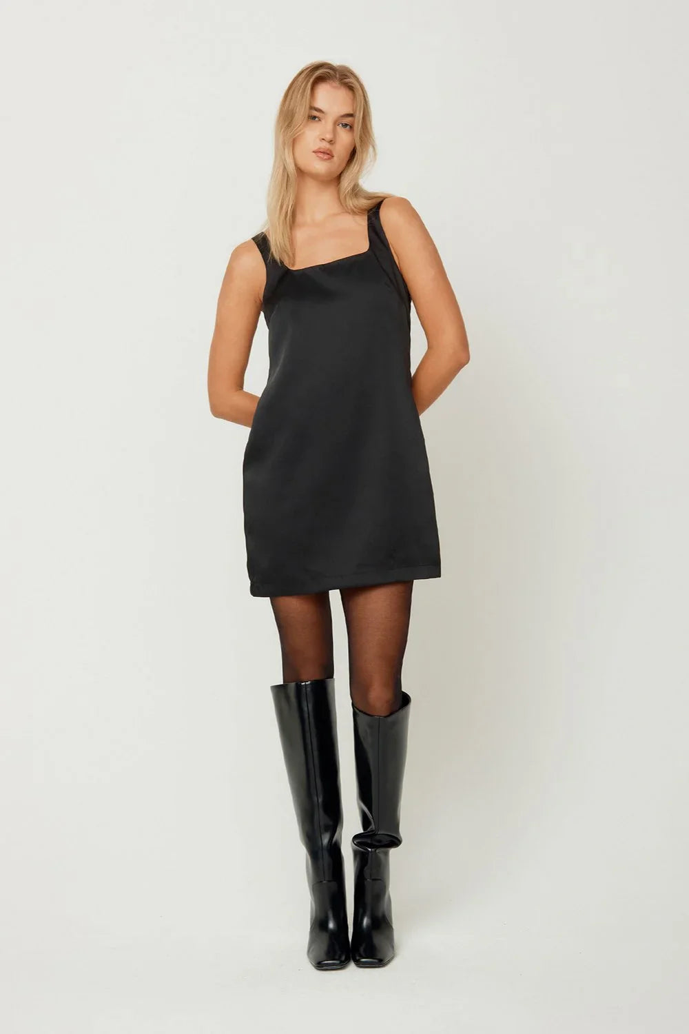 House of Sunny The Mini Satin Shift