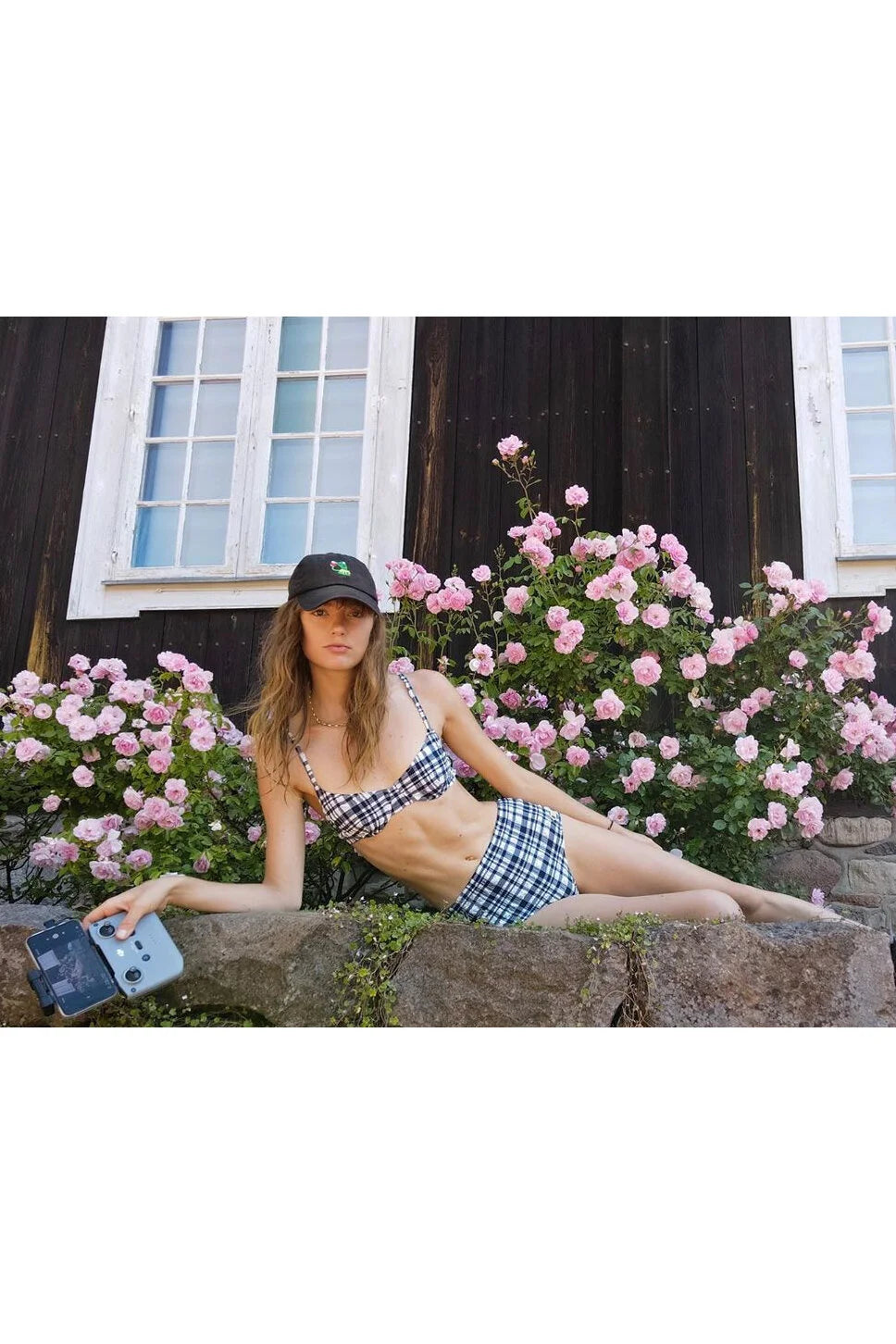 Solid & Striped The Ginger Top - Puckered Madras