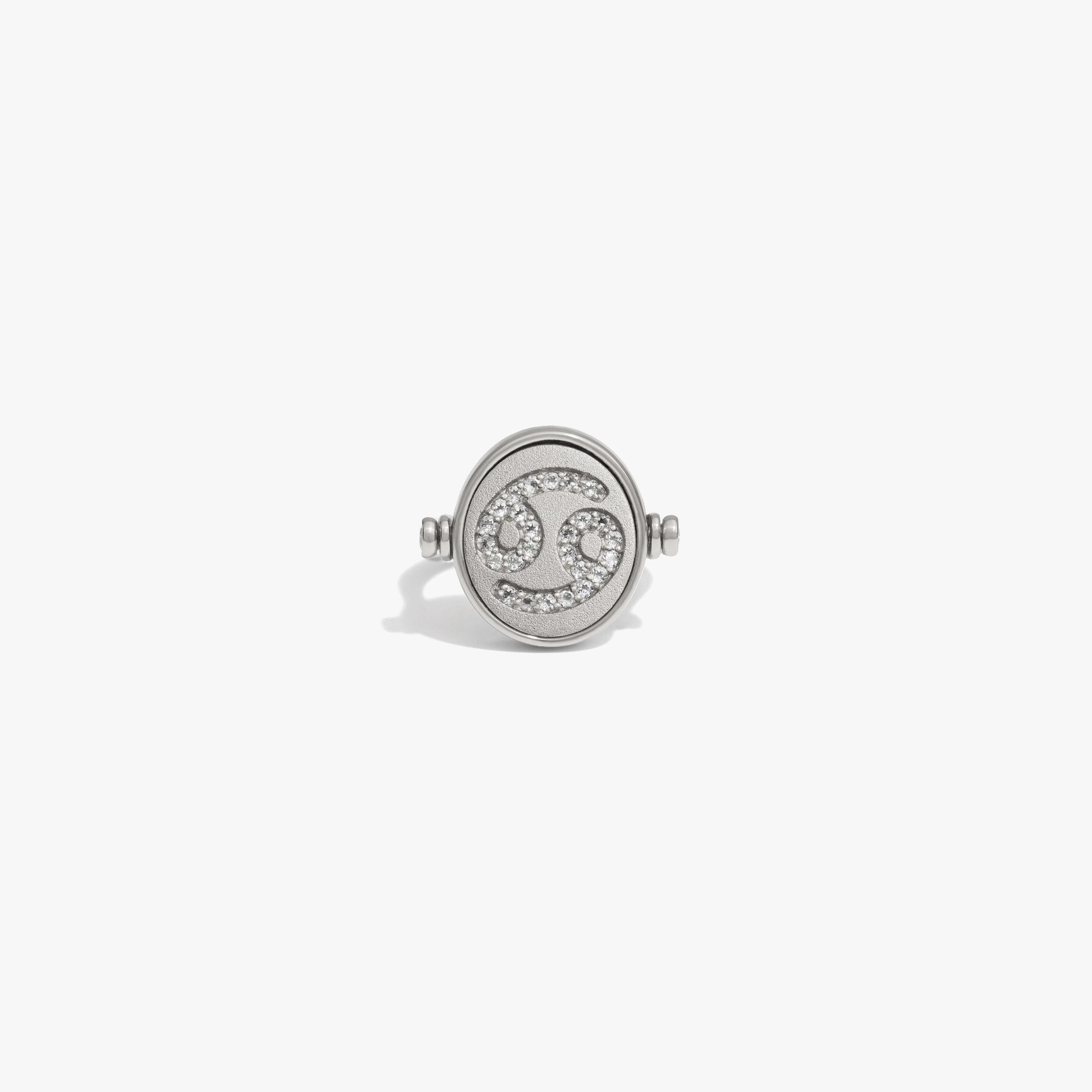 Awe Inspired Rings 925 Sterling Silver / Cancer / 5 Special Offer Zodiac Element Flip Ring