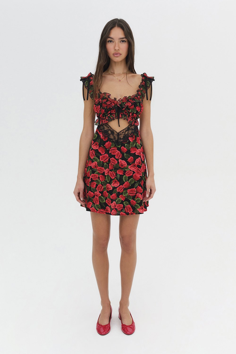 For Love & Lemons Varvera Mini Dress