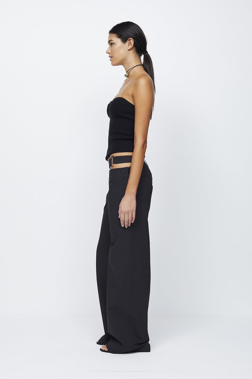 Bec + Bridge Vesna Strapless Knit Top - Black