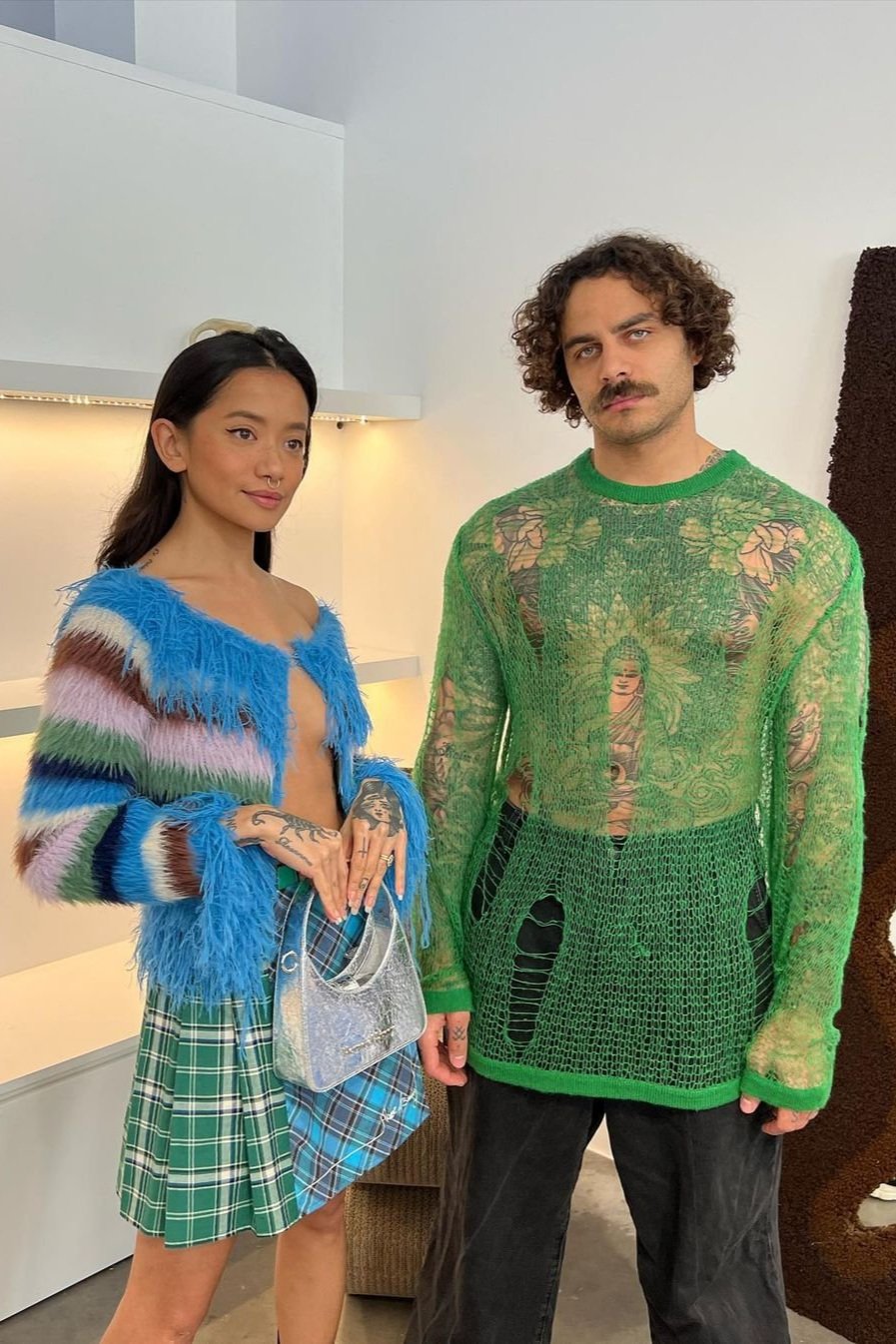 @biancarosestephenson in House of Sunny Mini Metallic Icon - Chrome