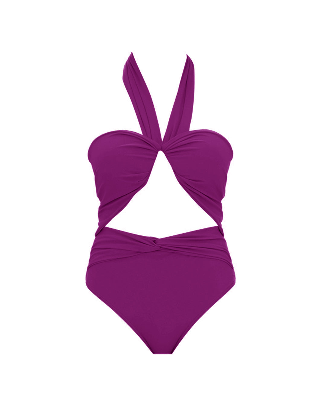 AMINA PURPLE ONE PIECE SWIMSUIT