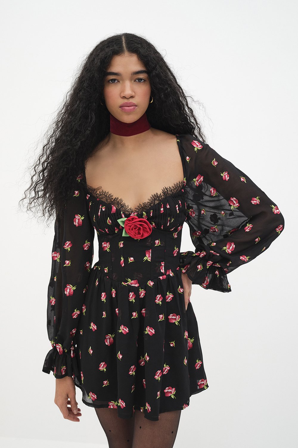 For Love & Lemons Wren Mini Dress