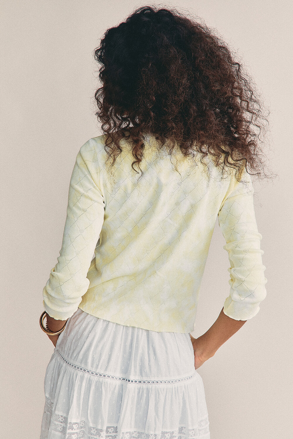 LoveShackFancy Yulia Top - Rise And Shine Hand Dye