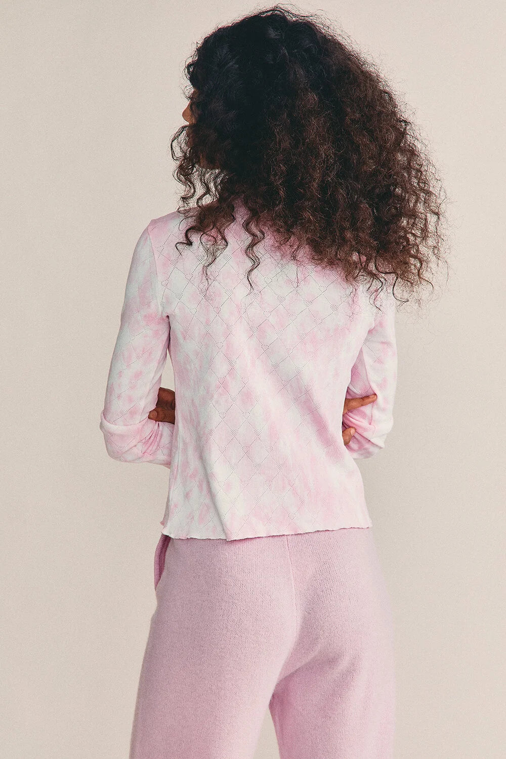 LoveShackFancy Yulia Top - Sugar Poppy Hand Dye