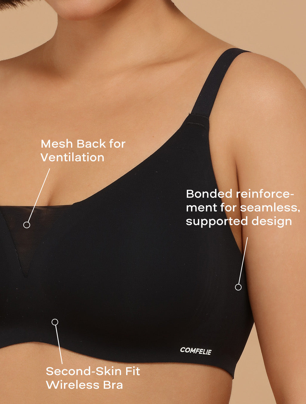 Comfelie Zero Gravity Sculpt Shadow Mesh Bra