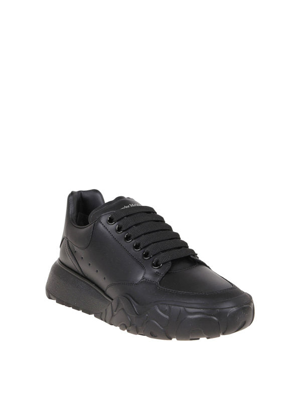 Alexander McQueen Oversized Court Trainer 'White Black'
