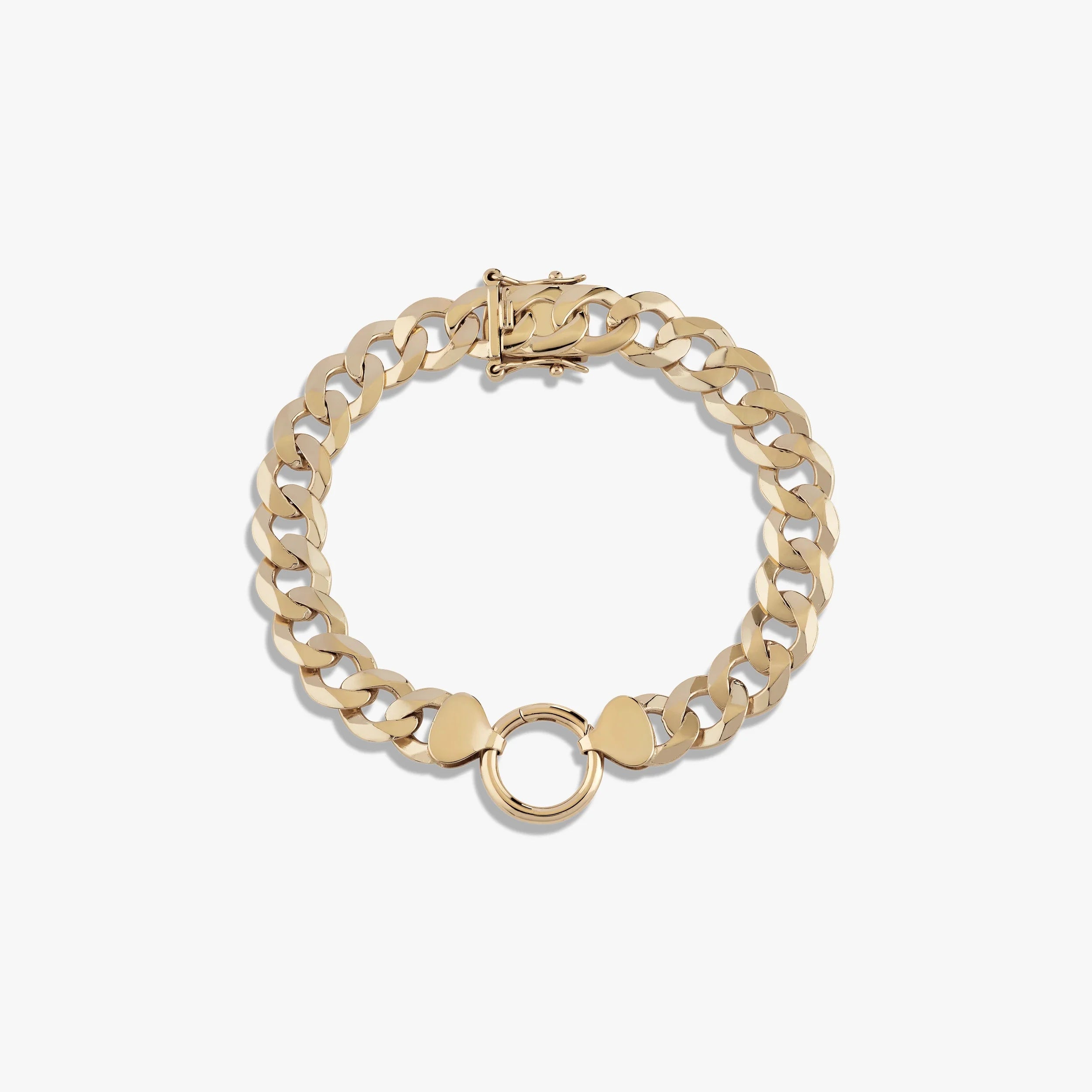 Awe Inspired Bracelets 14K Yellow Gold Vermeil / 6.25" Cuban Charm Collector Bracelet