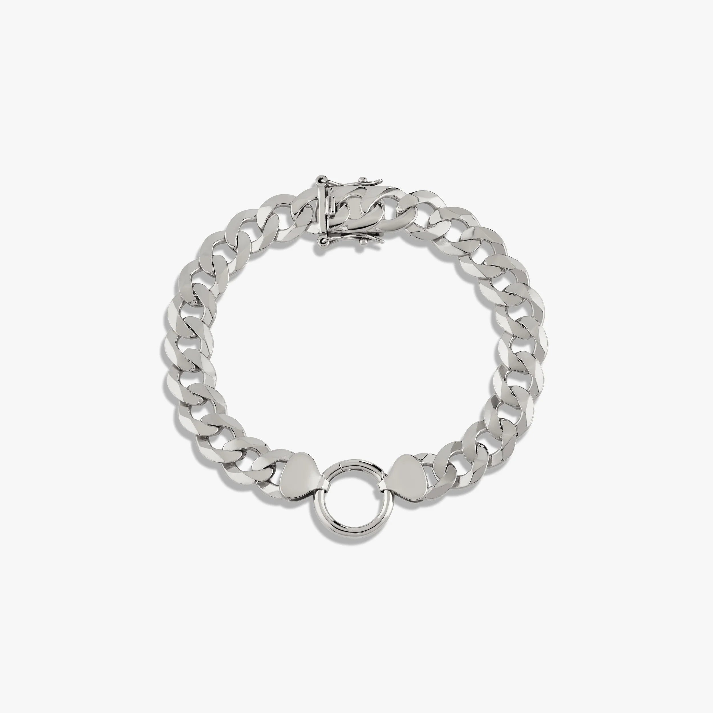 Awe Inspired Bracelets Sterling Silver / 6.25" Cuban Charm Collector Bracelet