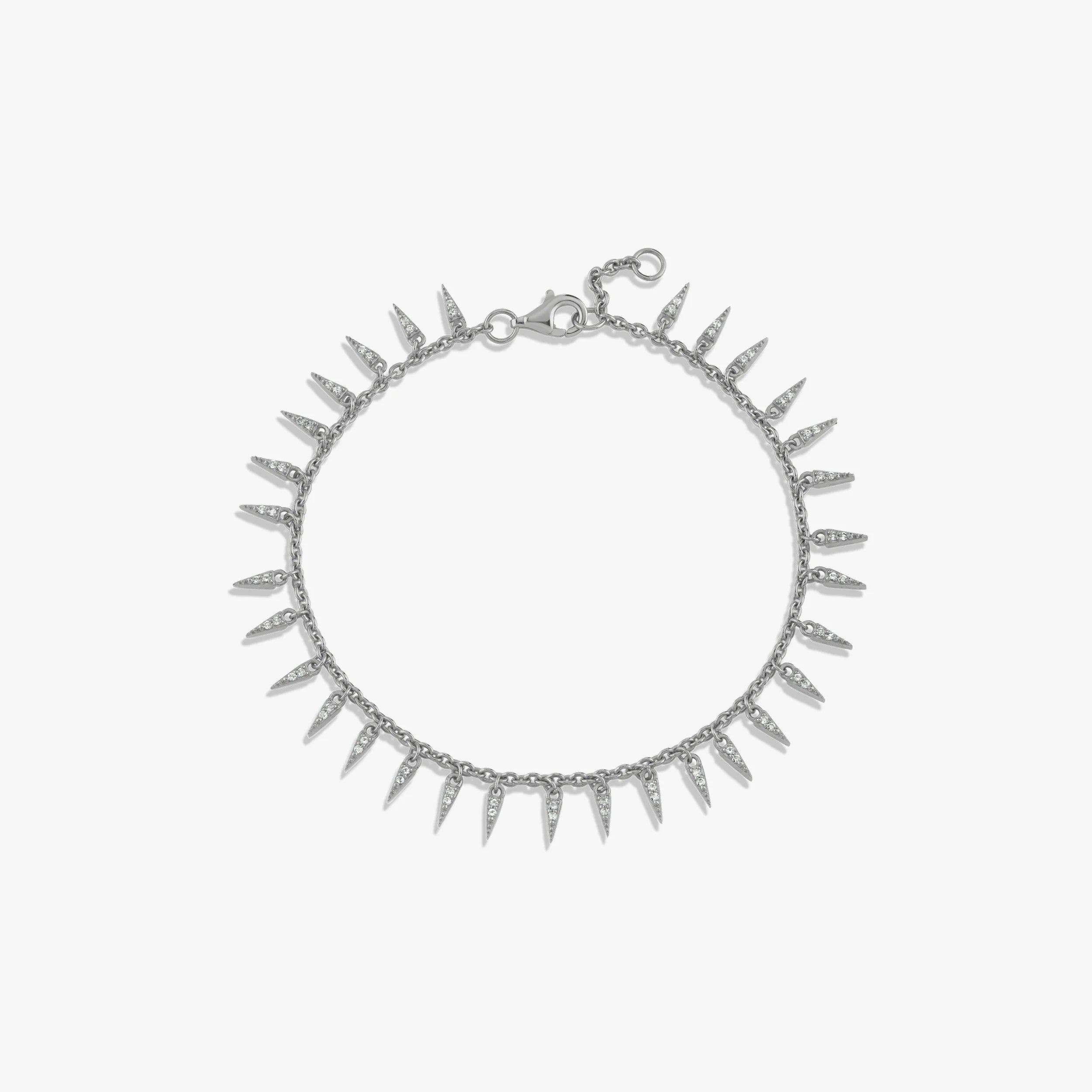 Awe Inspired Bracelets Sterling Silver Sea Siren Fringe Bracelet