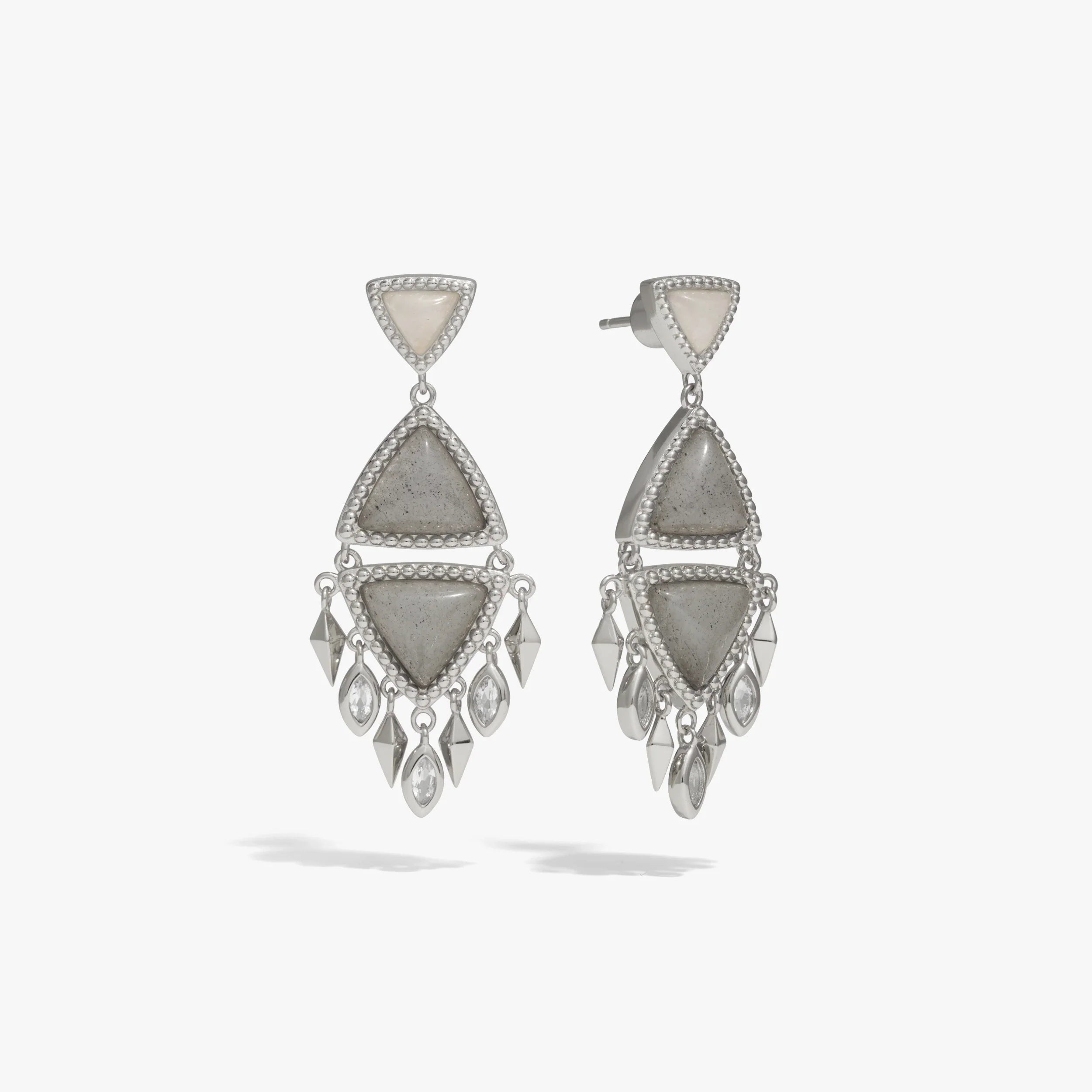 Awe Inspired Earrings Sterling Silver Wind Chime Earrings