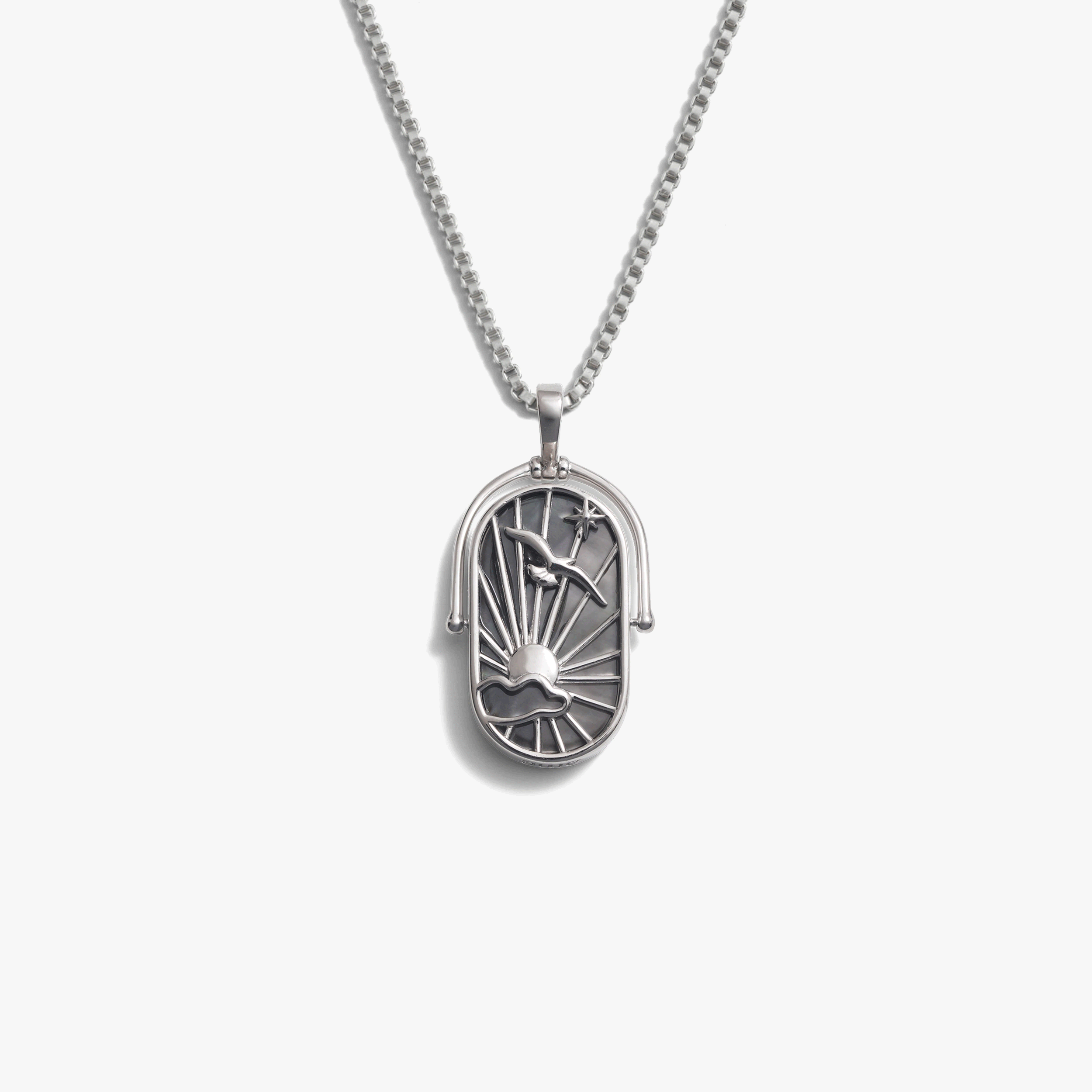 Awe Inspired Necklaces Sterling Silver / 16"-18" Air Element Necklace