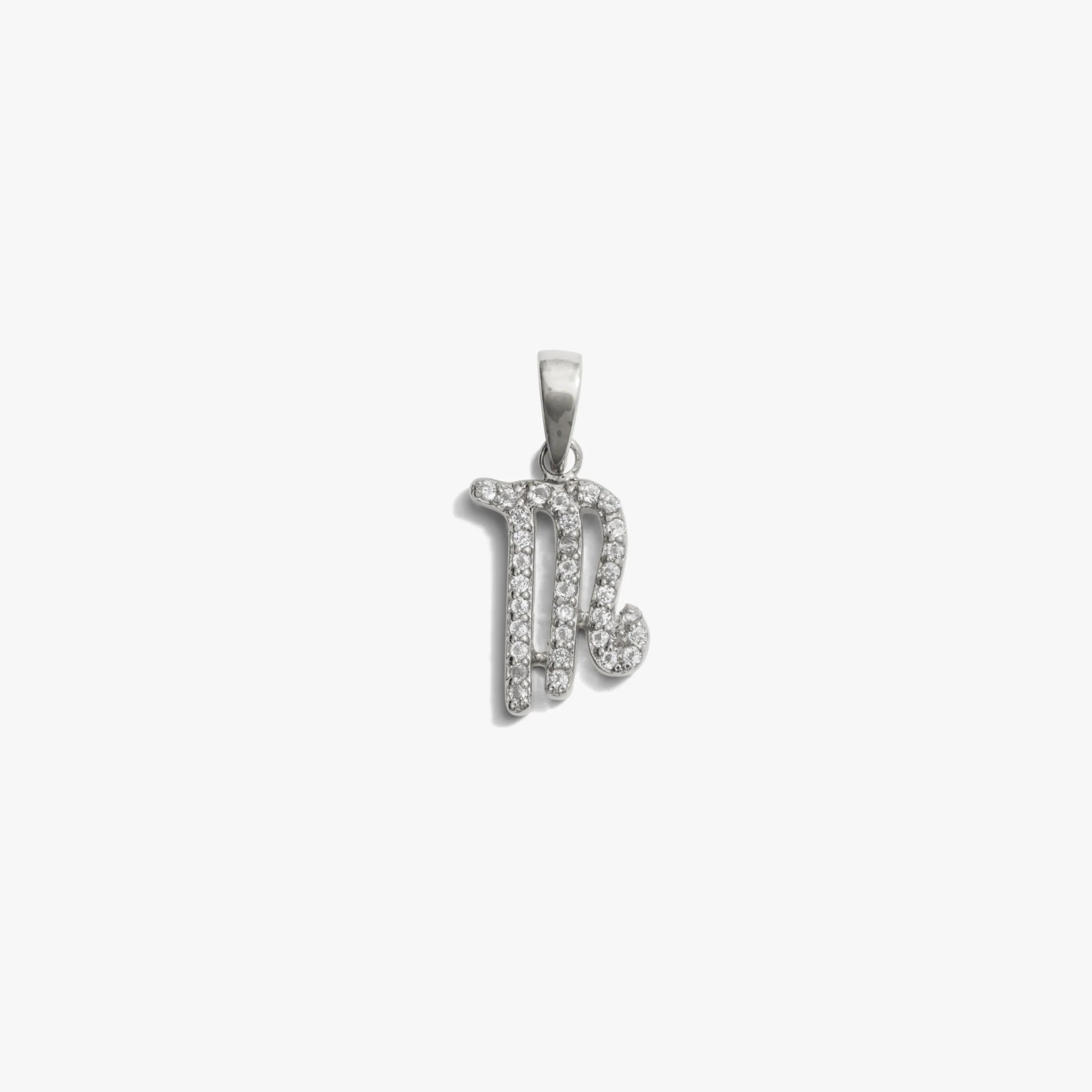 Awe Inspired Pendants Sterling Silver / Scorpio / Mini Zodiac Gemstone Amulet