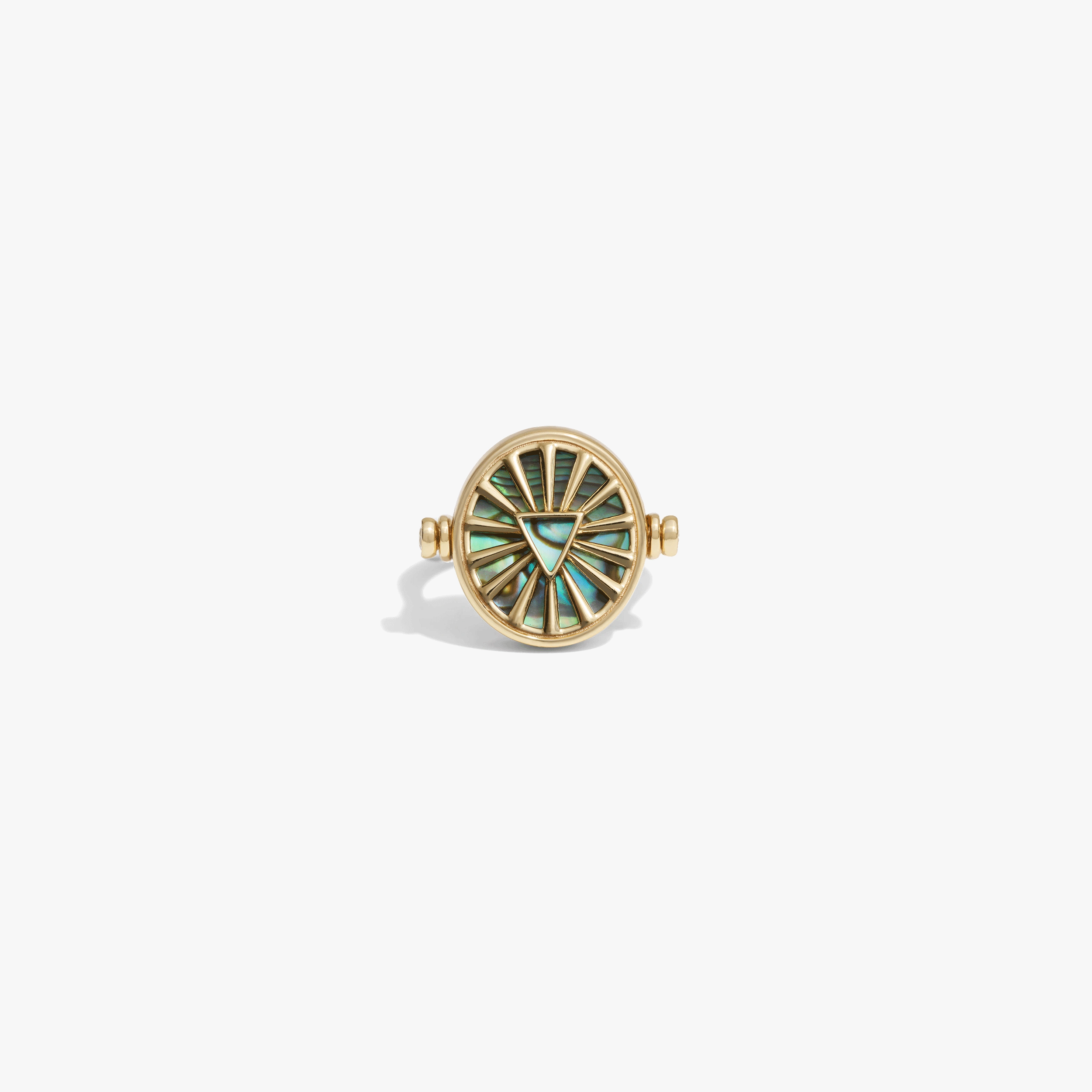 Awe Inspired Rings 14K Gold Vermeil / Cancer / 5 Special Offer Zodiac Element Flip Ring