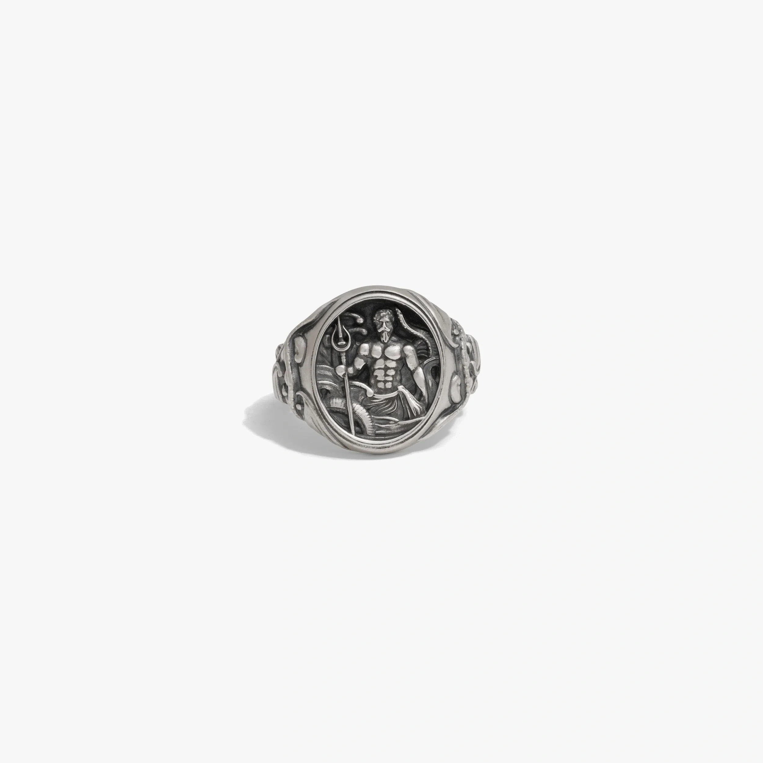 Awe Inspired Rings Gunmetal / 9 Poseidon Ring