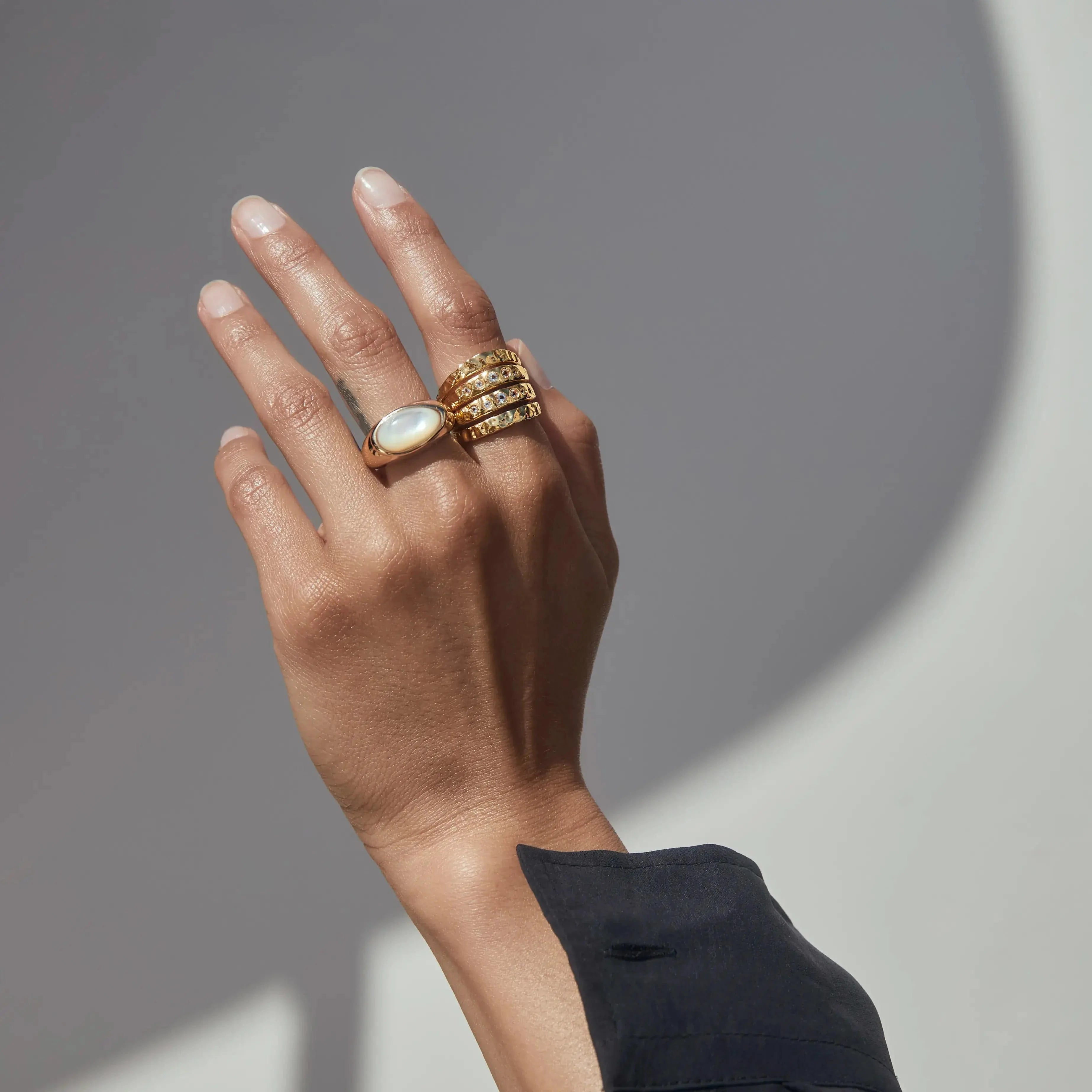 Awe Inspired Rings White Topaz Claw Ring