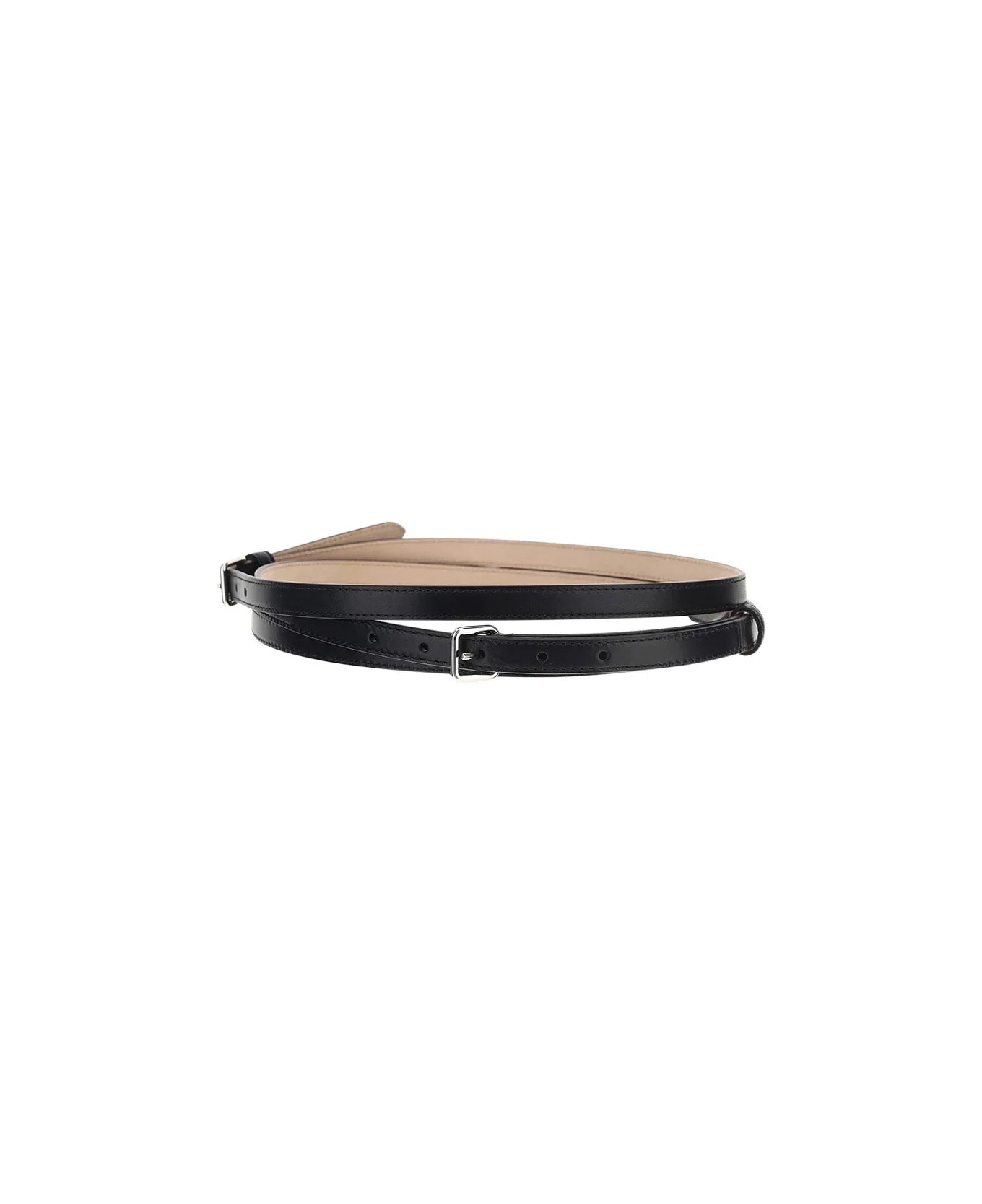 Alexander McQueen Double Thin Belt (85 cm)