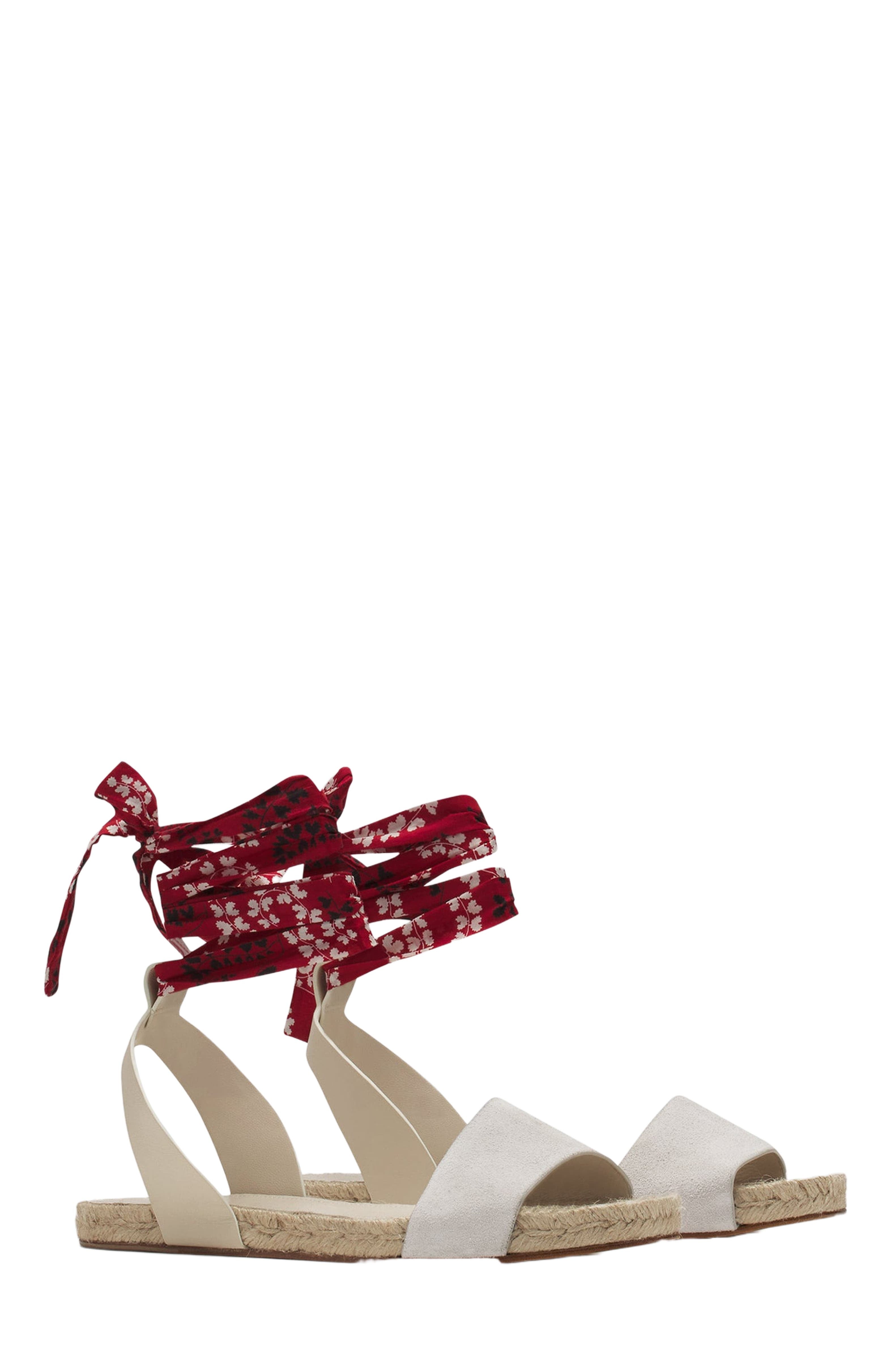 Lanvin Domra Suede Espadrille Sandals