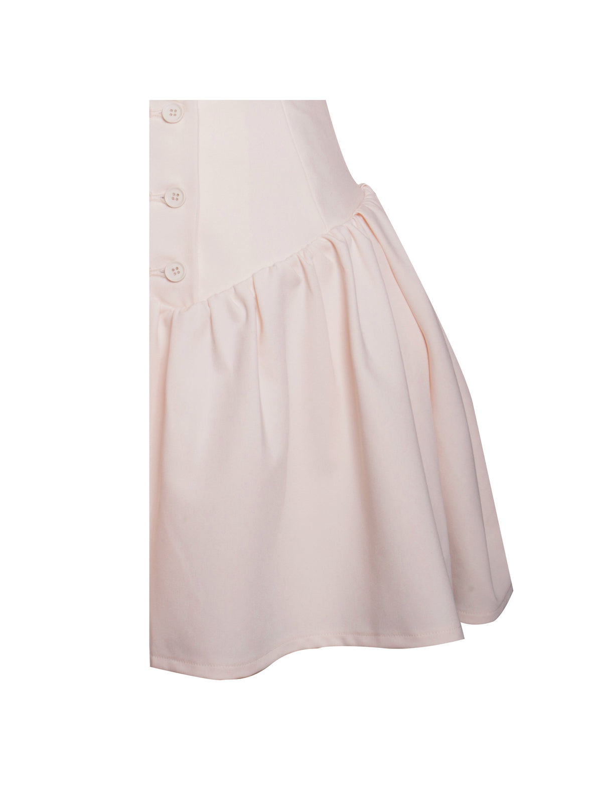Xabrina Macaron Pink Long Sleeve Shirt Mini Dress (Archive Sale)