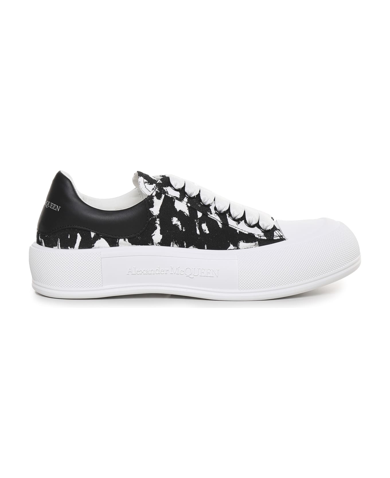 Alexander McQueen Graffiti ODeck Plimsoll Sneaker