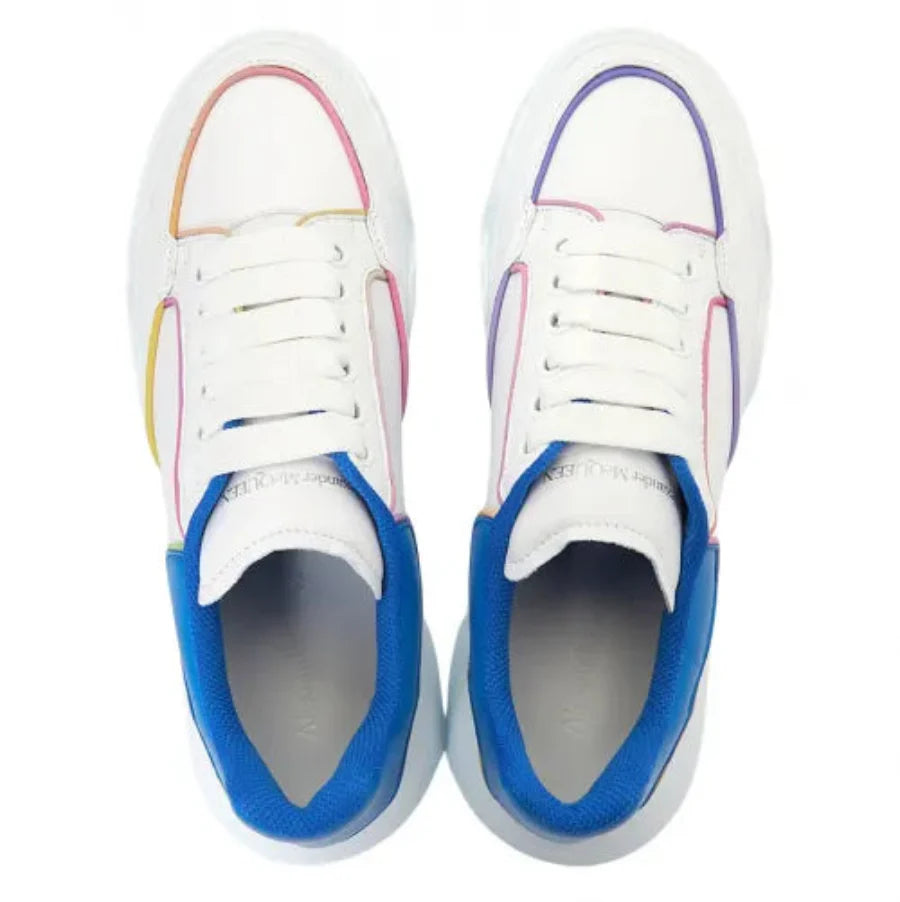Alexander McQueen Oversized Court Trainer 'White Lake Blue'