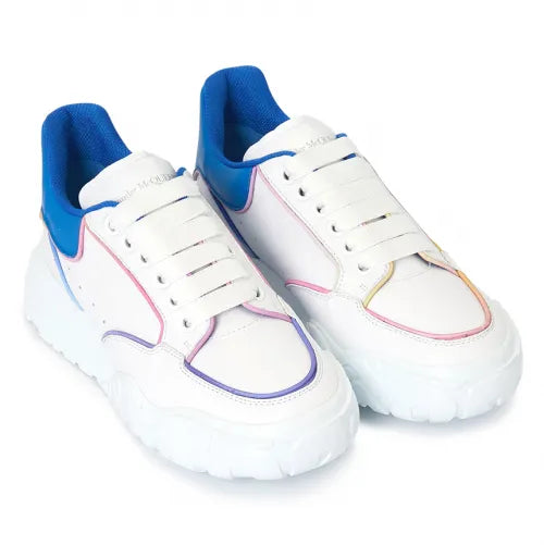 Alexander McQueen Oversized Court Trainer 'White Lake Blue'
