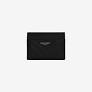 Saint Laurent Joan Card Case in Quilted Leather Black