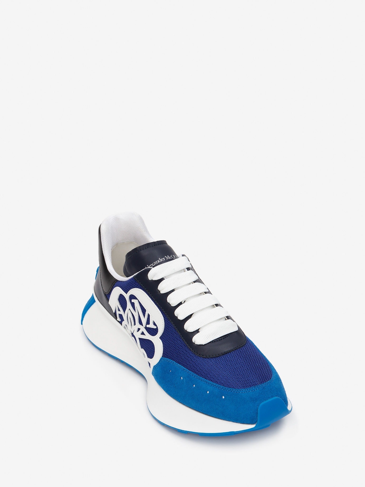 Alexander Mcqueen Sprint Runner Low-Top Sneakers in Blue