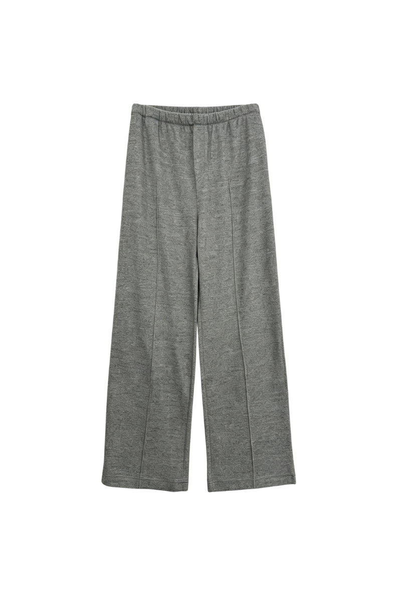 Max Simple Elastic-Waist Pants Grey MSSG266826G