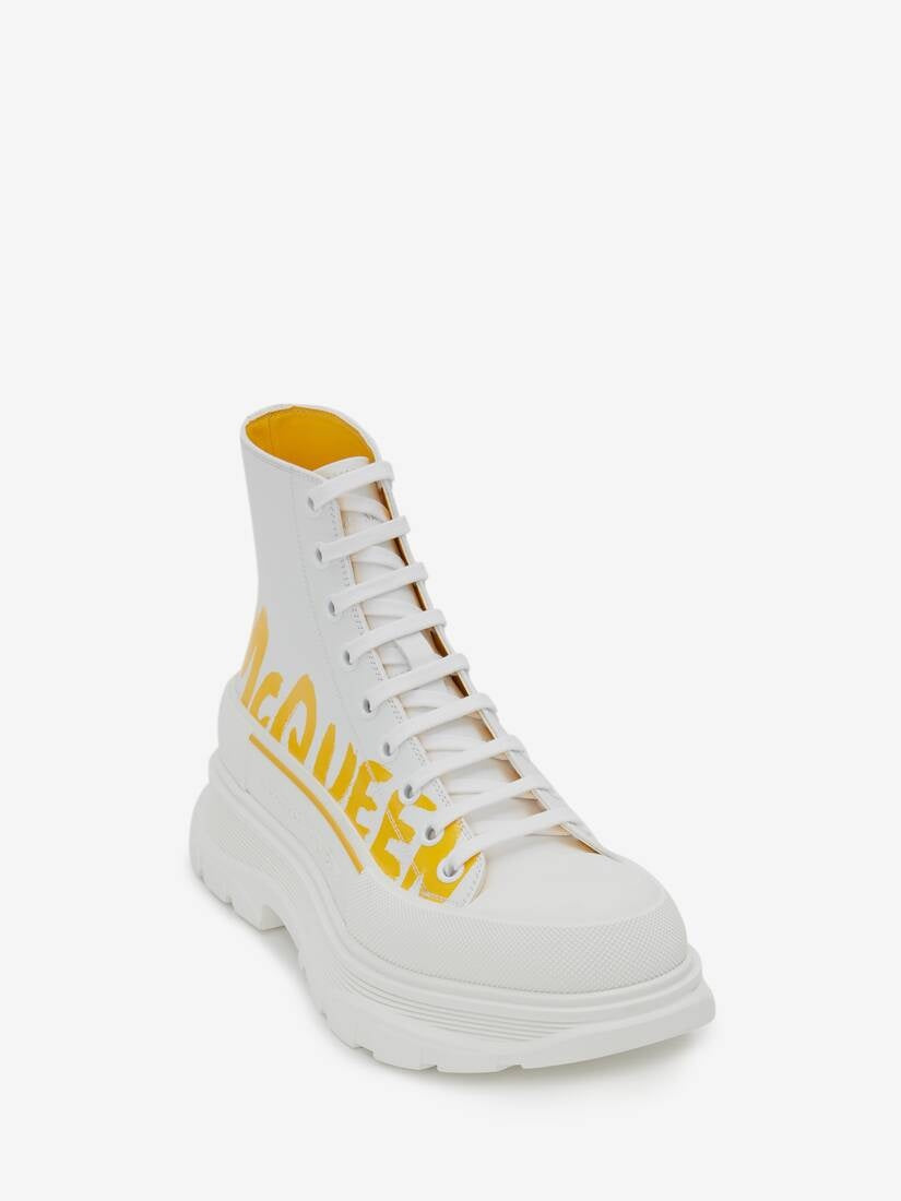 Alexander McQueen Logo Printed High-Top Sneakers