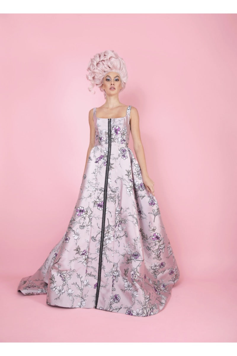 Flower Panel Dress S20-B009