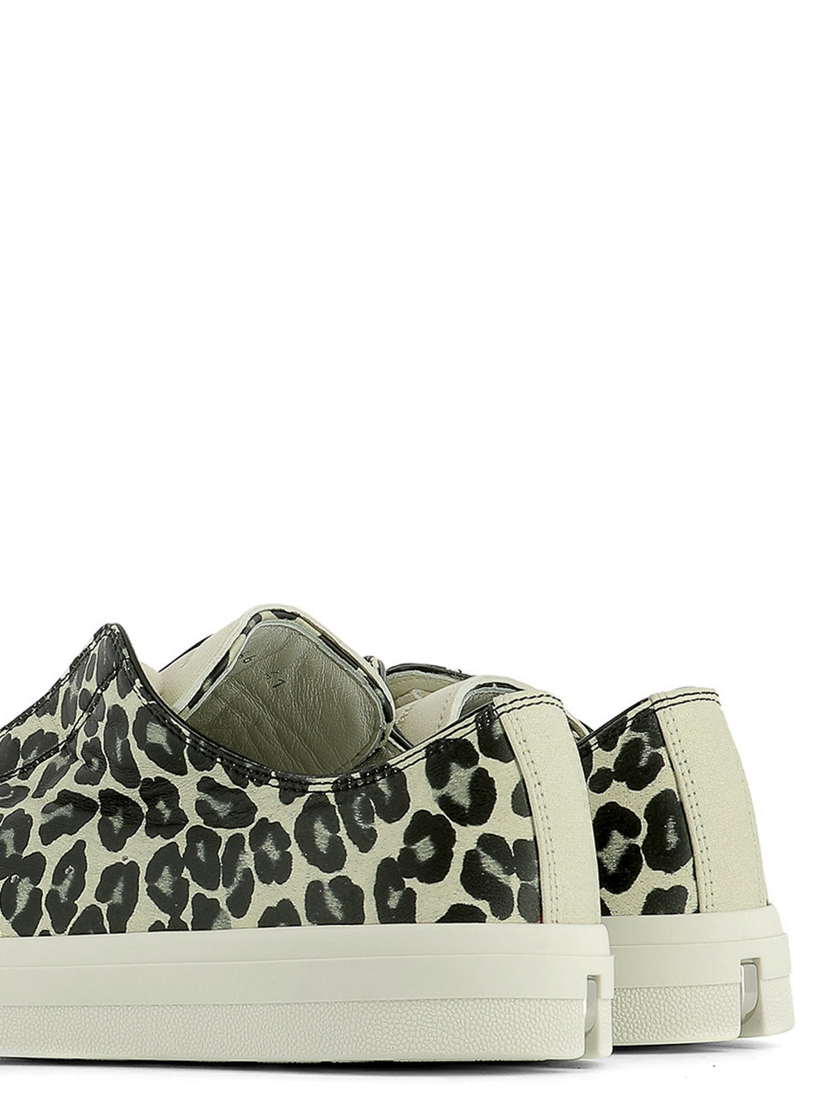 Alexander Mcqueen Printed leather low top sneakers