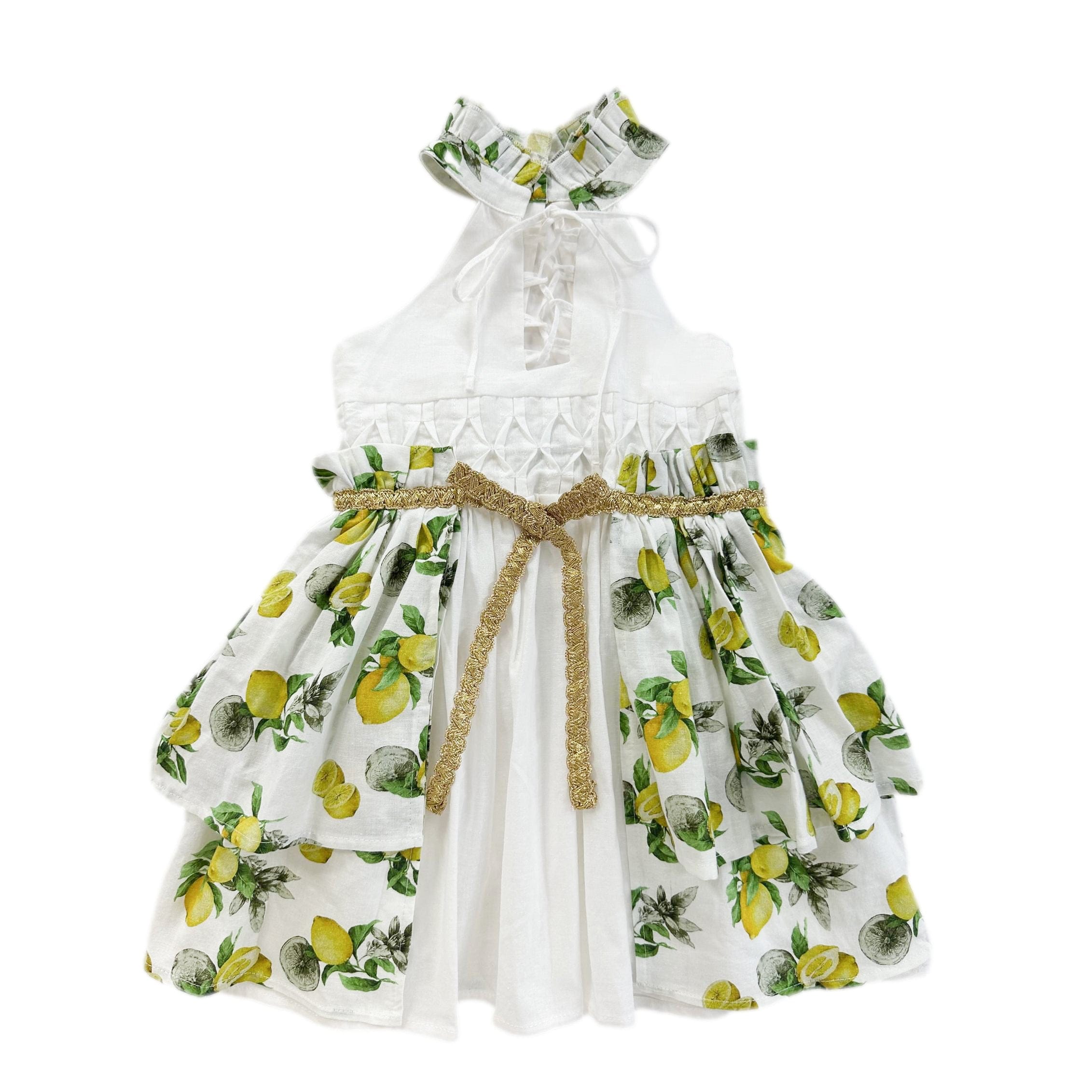 Amalfi Lemon Dress - Petite Maison Kids