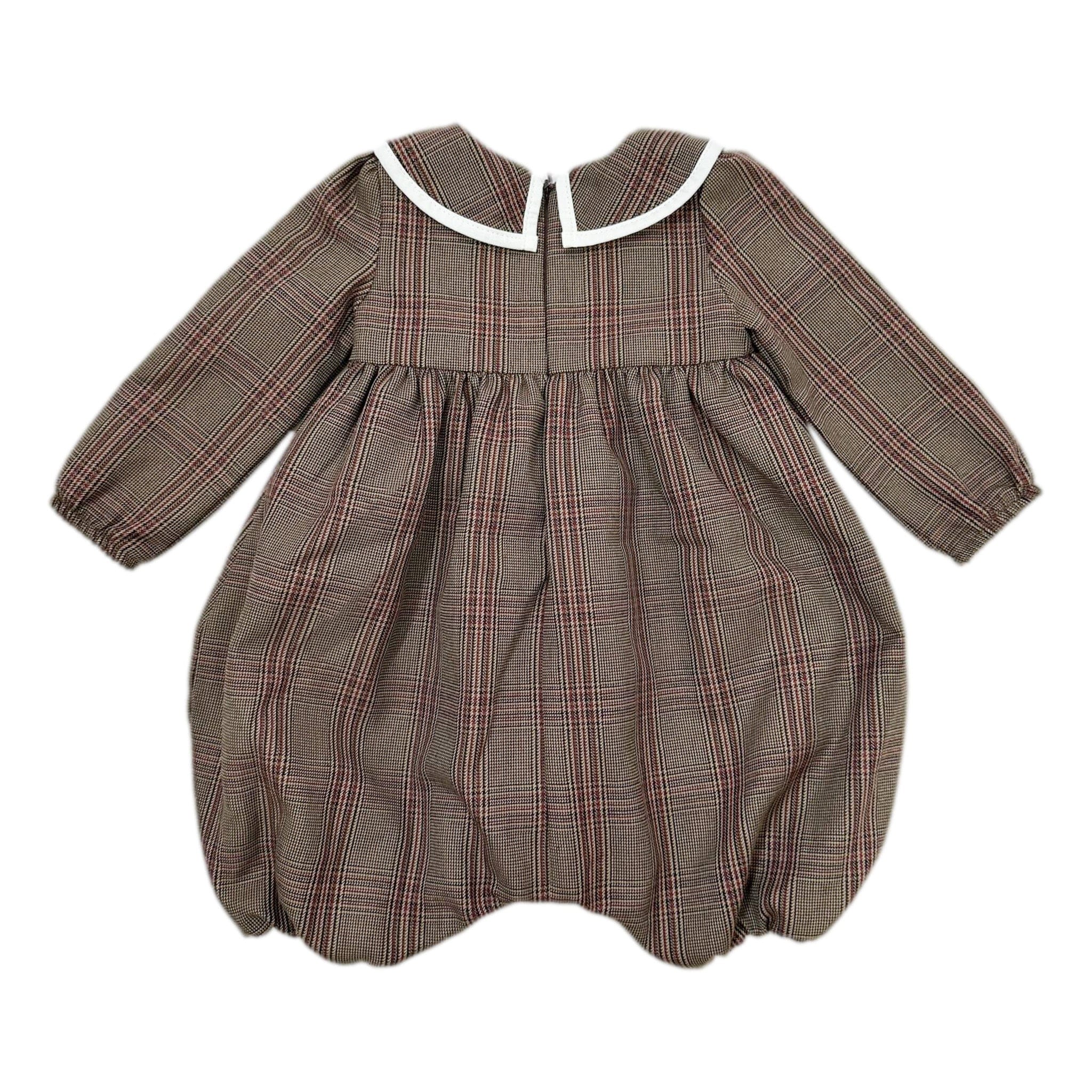 Blair Estate Tweed Romper - Petite Maison Kids