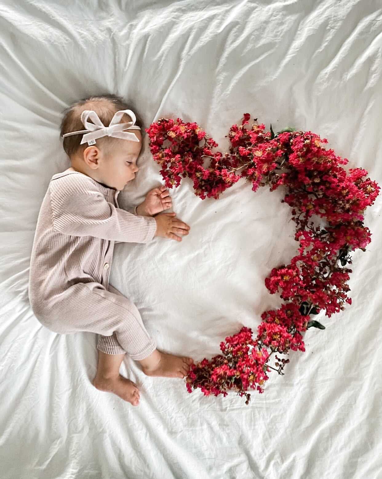 Ribbed Cotton Playsuit - Dusty Pink - Petite Maison Kids