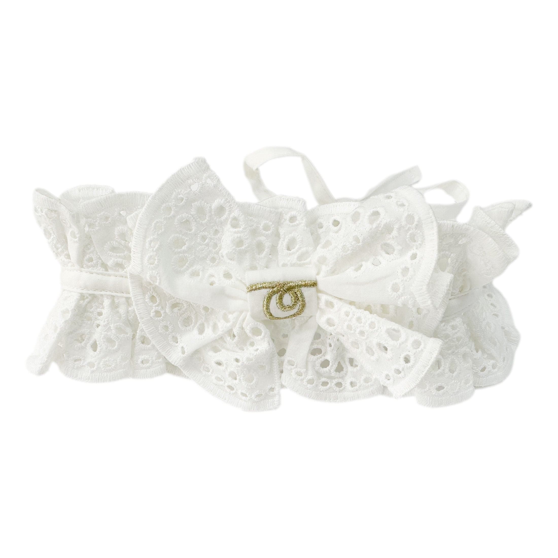 Alexis White Lace Hair Sash - Petite Maison Kids