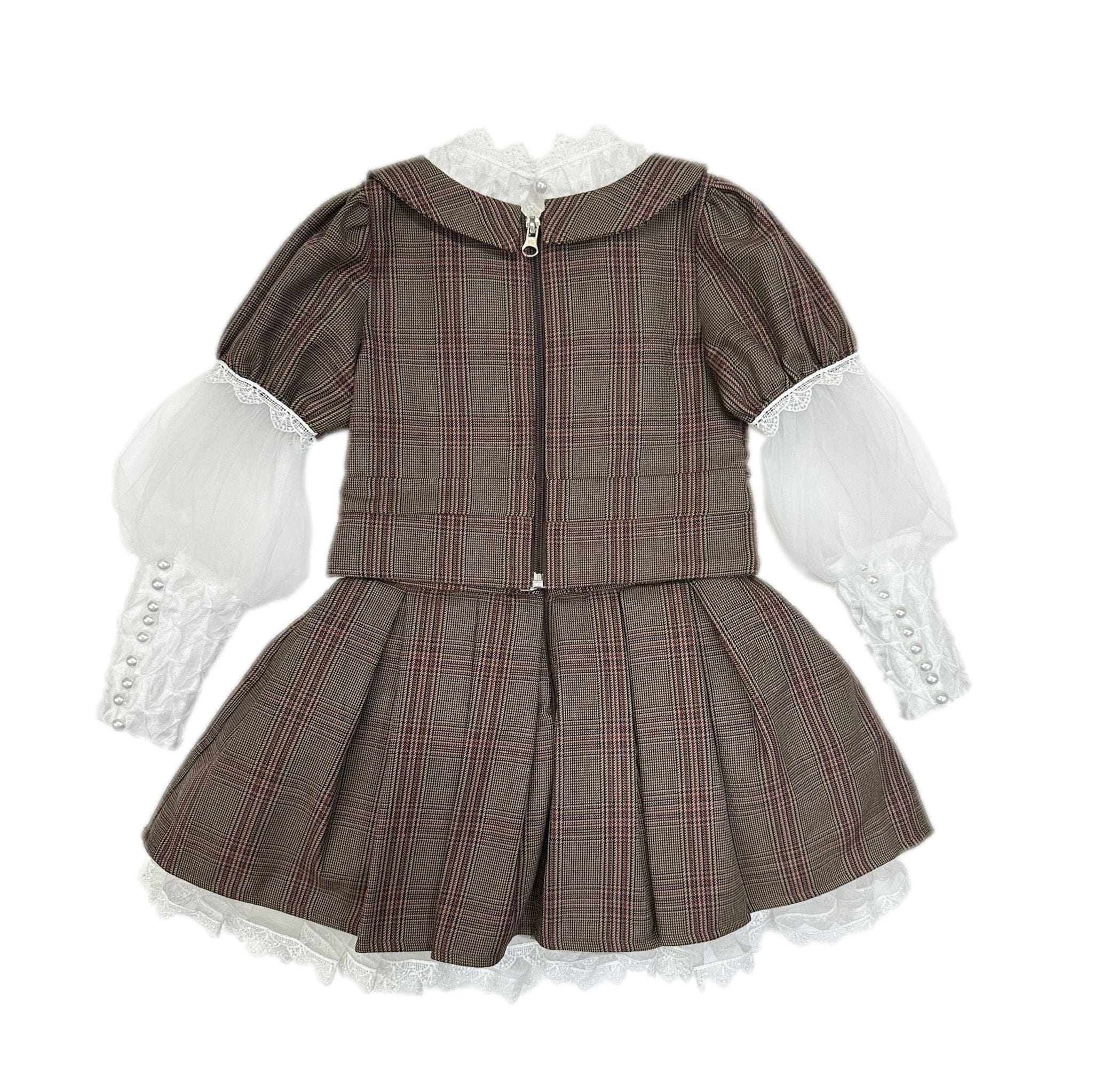 Blair Estate Tweed Top and Skirt Set - Petite Maison Kids
