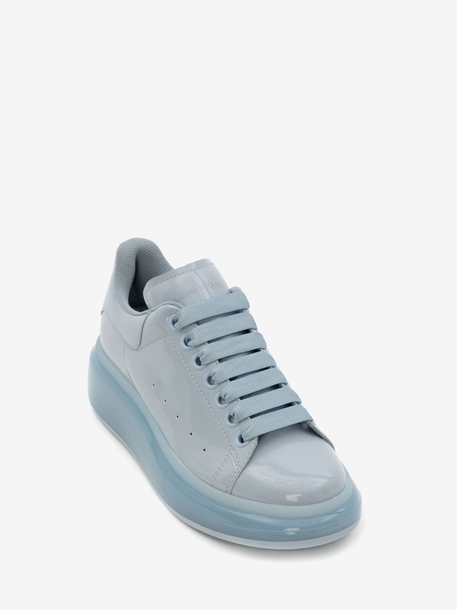 Alexander McQueen Oversized Transparent Sole Sneaker in Light Blue