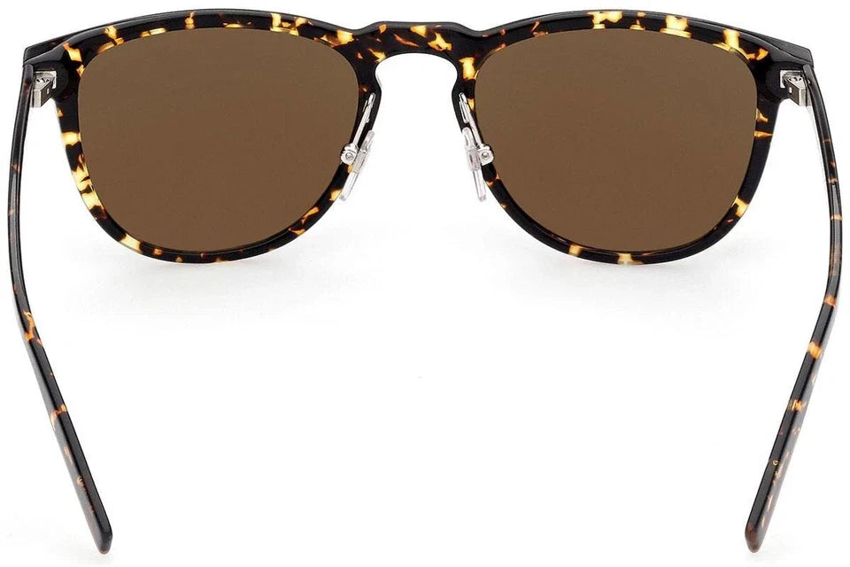 Ermenegildo Zegna Blonde Tortoise Round Sunglasses