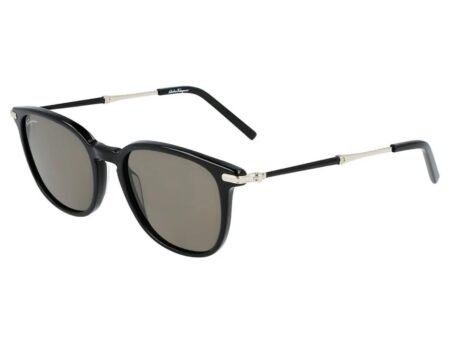 Salvatore Ferragamo Blue Square Men's Sunglasses