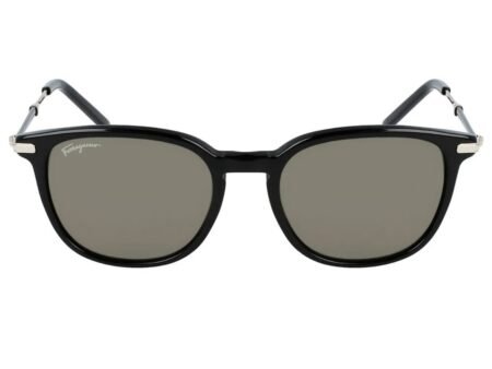 Salvatore Ferragamo Blue Square Men's Sunglasses