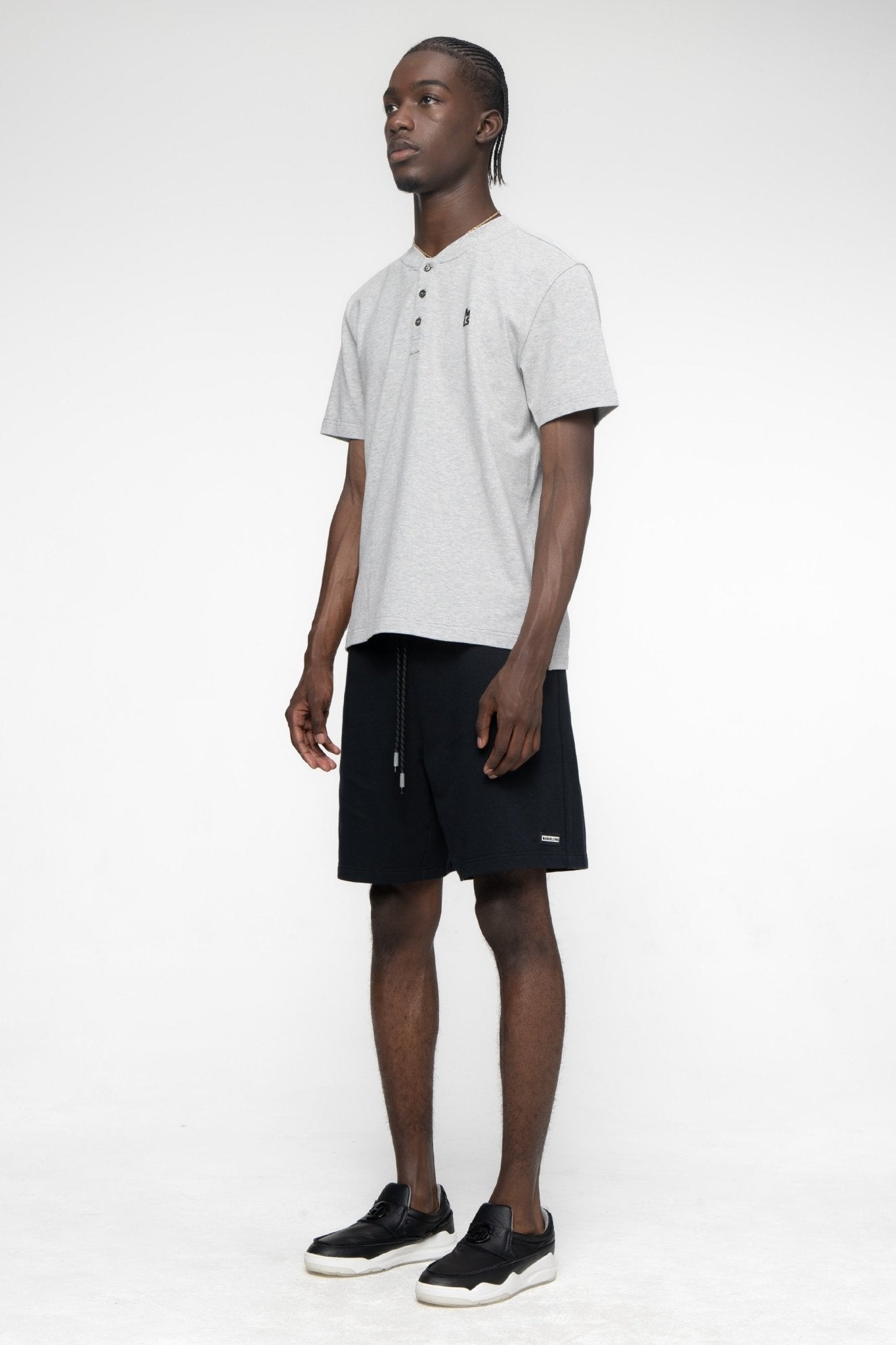 Short Sleeve Henley Shirt - Magnlens