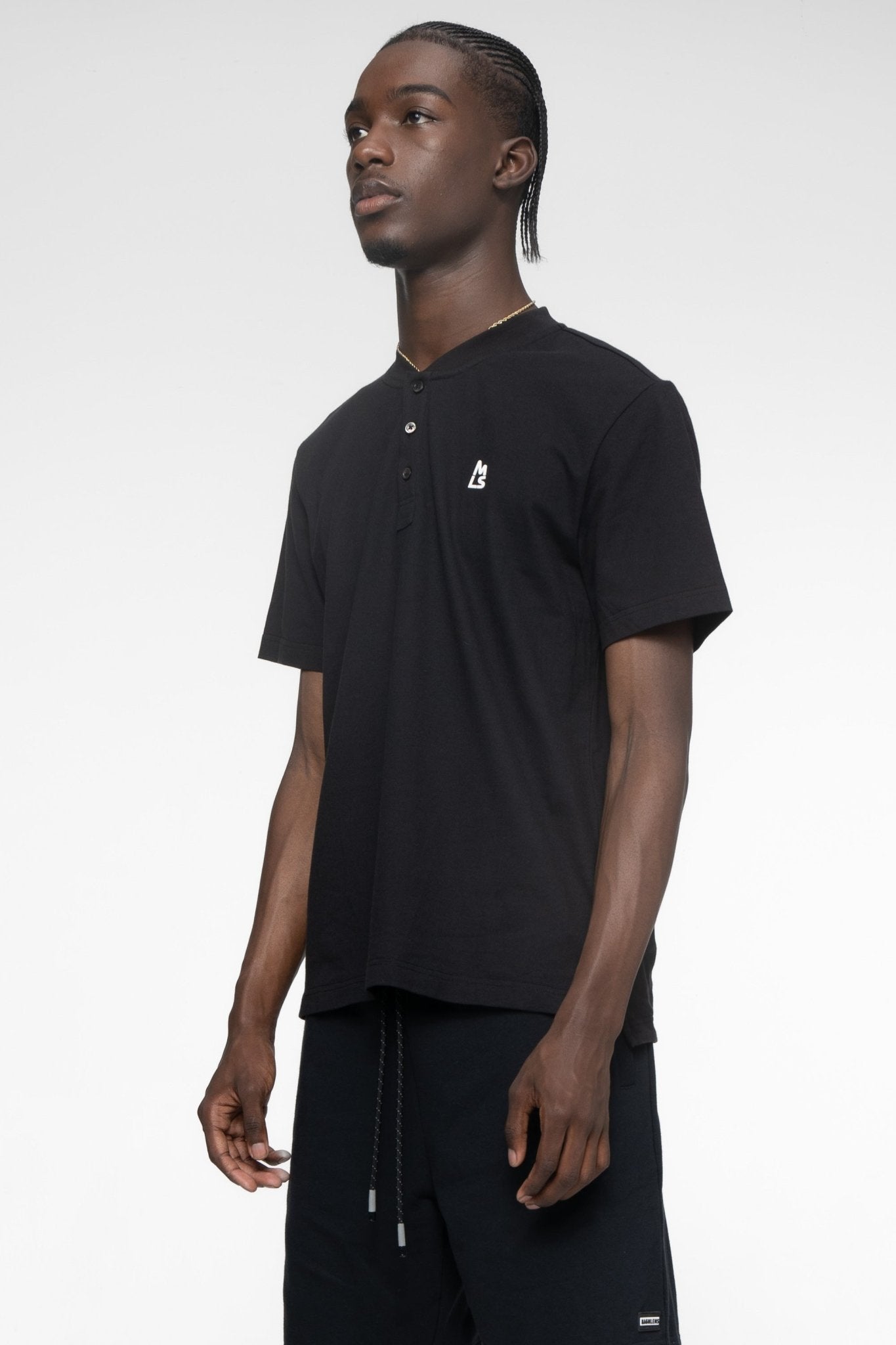 Short Sleeve Henley Shirt - Magnlens