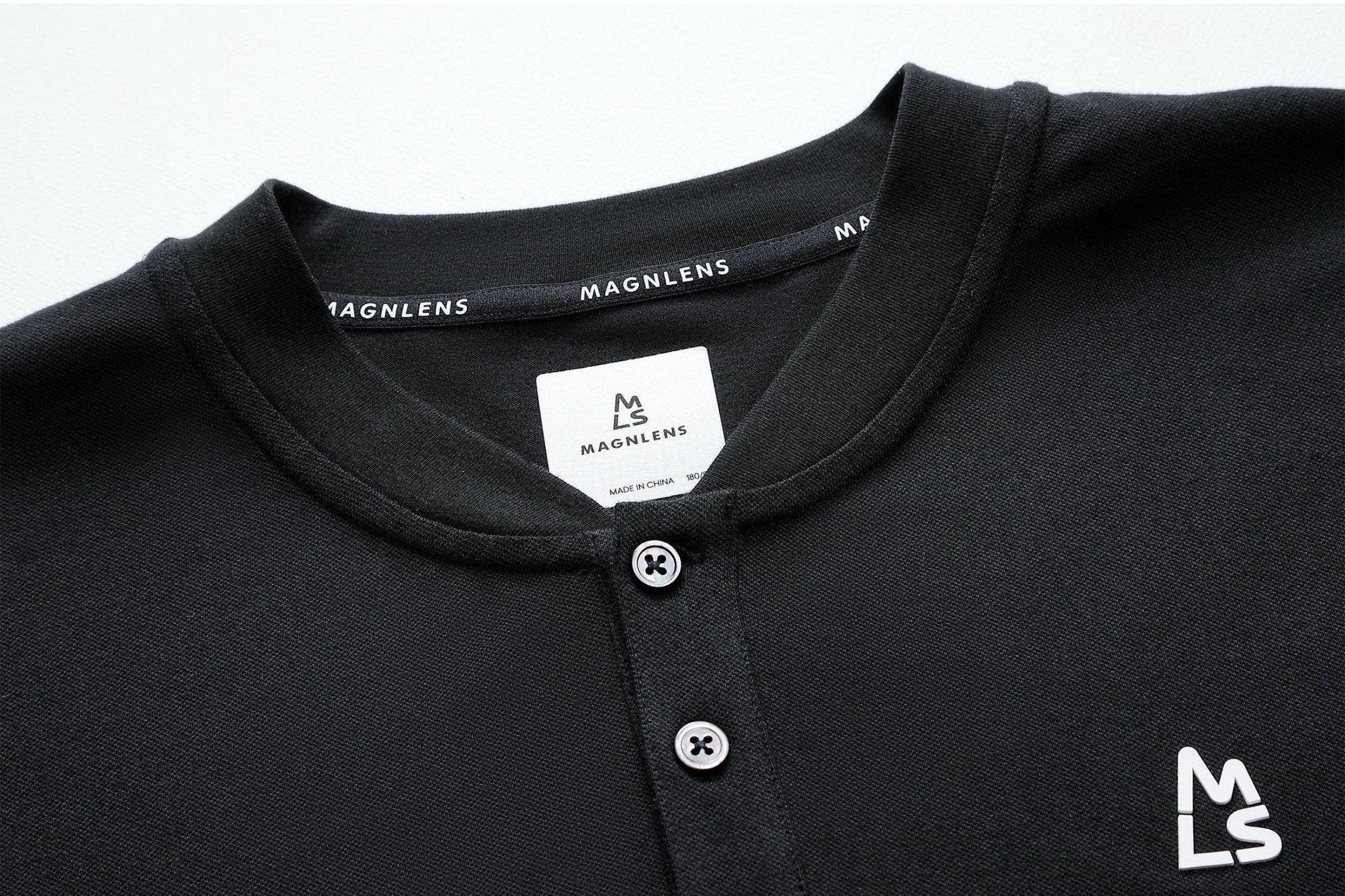 Short Sleeve Henley Shirt - Magnlens
