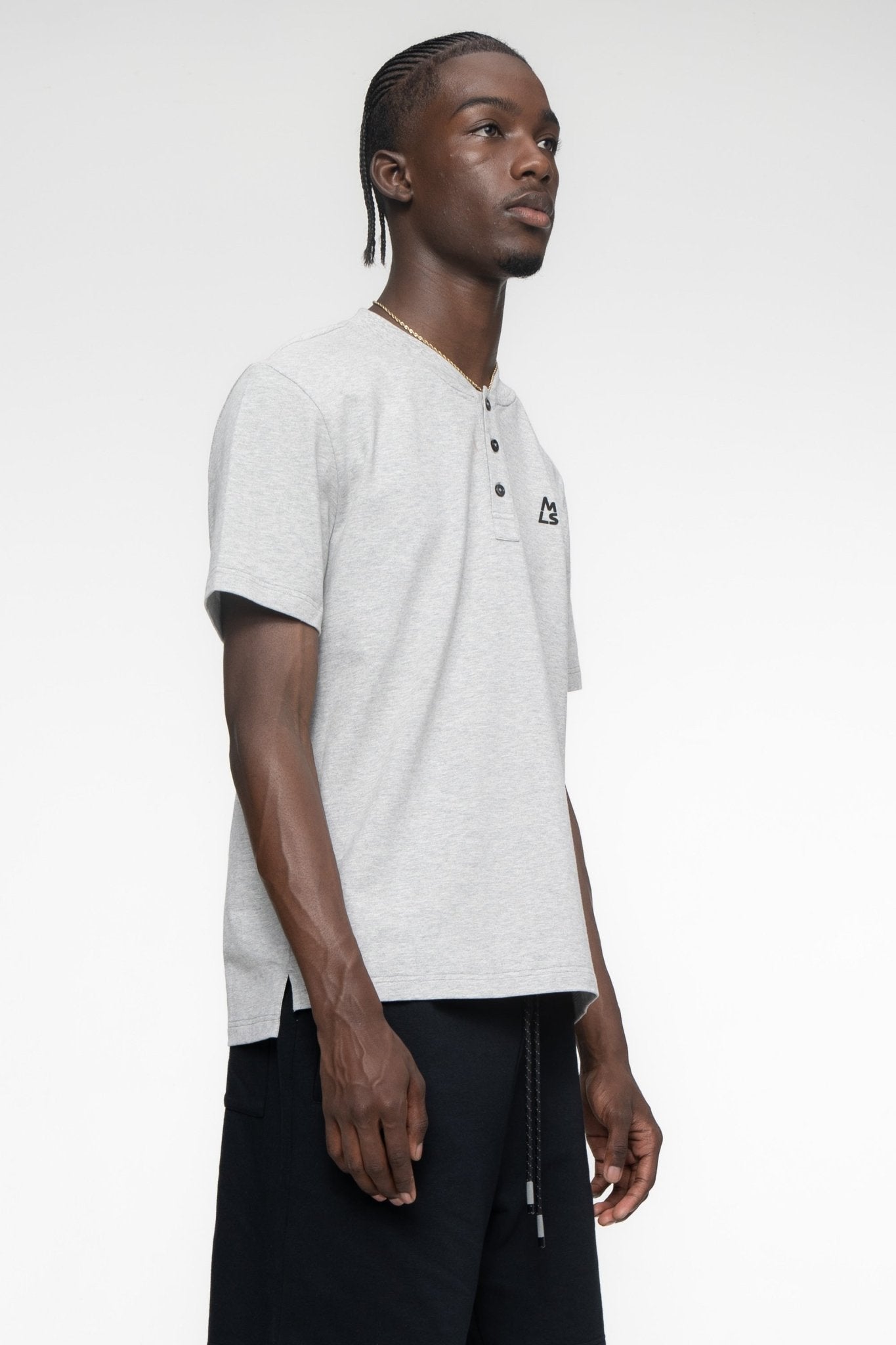 Short Sleeve Henley Shirt - Magnlens